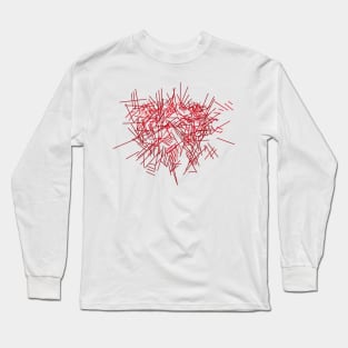 abstract construction Long Sleeve T-Shirt